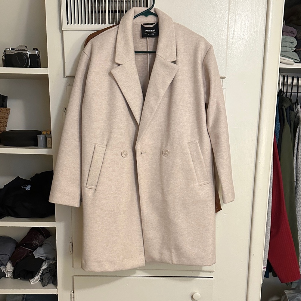 Soft Cream Trench Coat